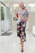 Pantalon court Charlotte en crêpe de Chine de soie